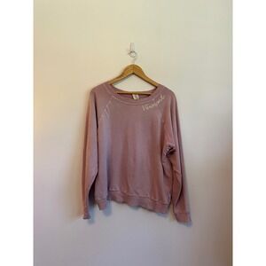 I Stole My Boyfriends Shirt "Vermont" Embroidered Sweatshirt in Mauve | Size M/L